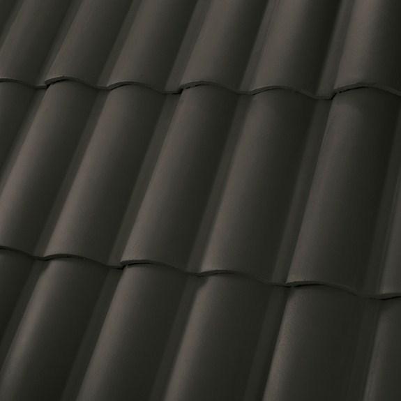 black tile roofing
