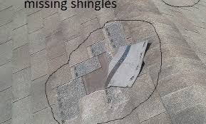 repair for missing shingles